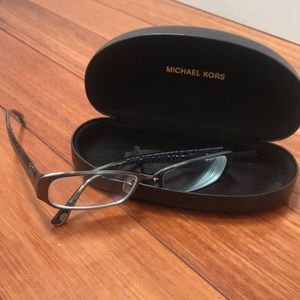 Michael Kors glasses with box and duster